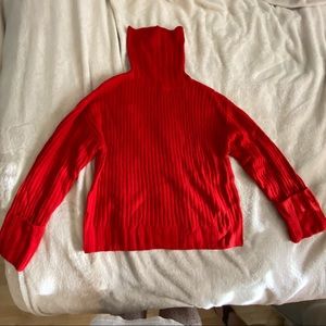 Nine West Red Turtleneck sweater